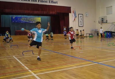 
P1 and P2 pupils putting in their finest effort during Lower Primary Sports Fiesta.